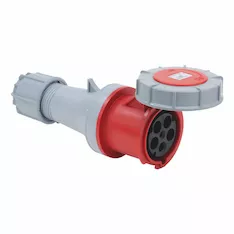 0969715563 Розетка с фиксатором-защёлкой 5POL-63A-400V-IP67_контакт никелированн. латунь. .