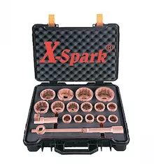 Набор торцевых головок искробезопасный X-Spark AL-BR 101N