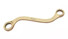 Ключ накидной искробезопасный изогнутый X-Spark AL-BR 152A-2224