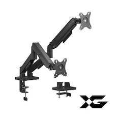 Настольный кронштейн с газлифтом XG MGA-1732D для 2-х мониторов (17"-32")