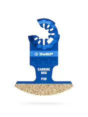 ЗУБР CARBIDE ВК8 Р30, 70x2.8 мм полотно с твердосплавной крошкой: керамика, кирпич, пенобетон (15580-70-2.8)