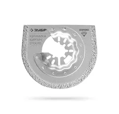 ЗУБР DIAMOND 65x2.2 мм полотно дисковое с алмазным зерном Р40: керамика, мрамор, стекло, кирпич (15584-65)