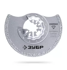 ЗУБР DIAMOND 85x2.2 мм полотно дисковое с алмазным зерном Р40: керамика, мрамор, стекло, кирпич (15584-85)