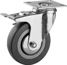 Поворотное колесо c тормозом ЗУБР 30956-100-B