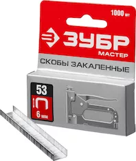 Скобы для степлера ЗУБР 31625-06