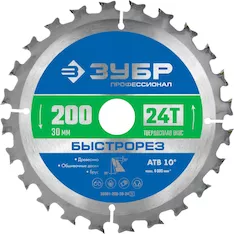 Диск пильный Зубр 36901-200-30-24_z01