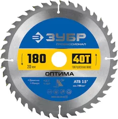 Диск пильный ЗУБР 36903-180-20-40_z01