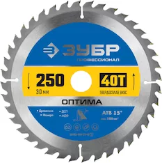 Диск пильный Зубр 36903-250-30-40_z01