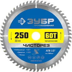 Пильный диск ЗУБР Профессионал 36905-250-30-60_z01