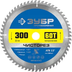 Пильный диск ЗУБР Профессионал 36905-300-32-60_z01