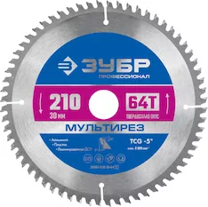 Пильный диск ЗУБР 36907-210-30-64_z01