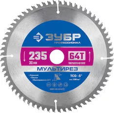 Пильный диск ЗУБР 36907-235-30-64_z01