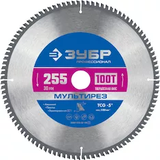 Пильный диск ЗУБР 36907-255-30-100_z01