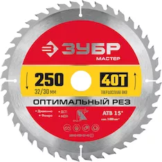 Диск пильный Зубр 36912-250-32-40_z01