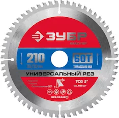 Диск пильный ЗУБР 36916-210-30-60_z01