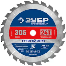 Диск пильный ЗУБР 36931-305-30-24
