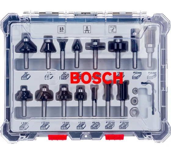 Набор фрез Bosch 2607017472