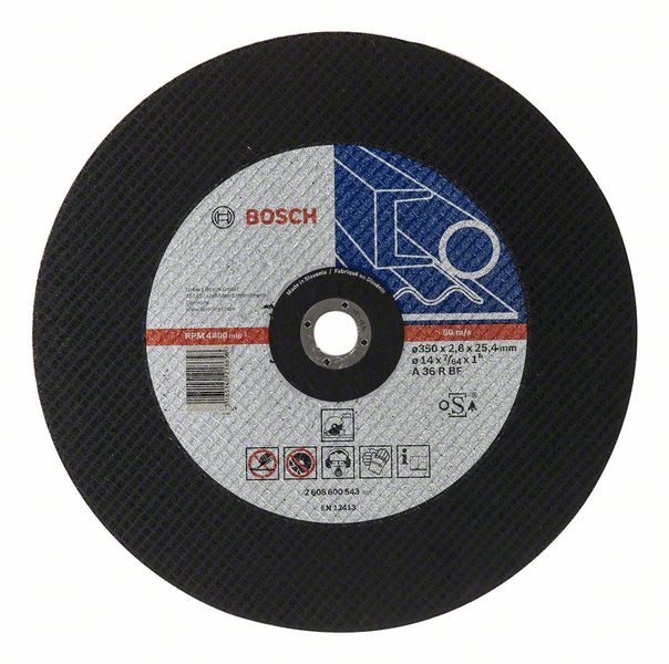 Отрезной круг прямой Bosch 2608600543