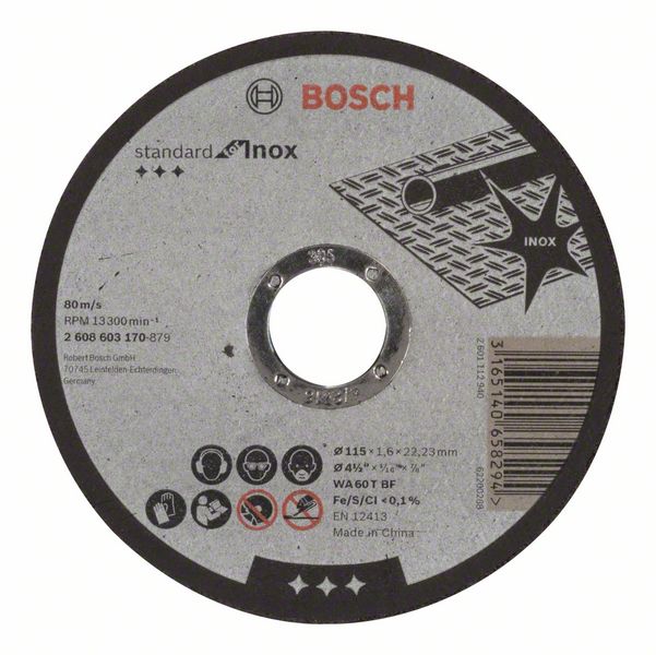 Отрезной круг прямой Bosch 2608603170