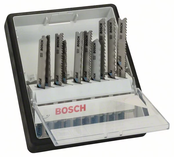Набор из 10 пильных полотен Bosch Robust Line Metal Expert
