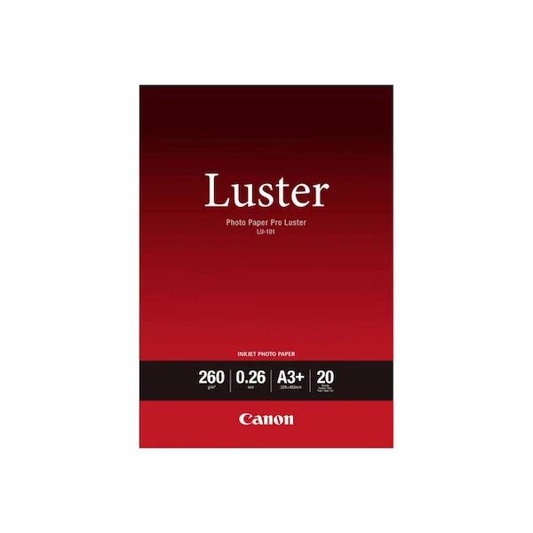 Глянцевитая фотобумага Canon LU-101 Pro Luster A3+ 20 шт.