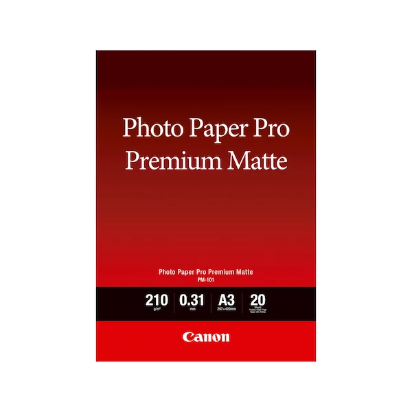 Матовая фотобумага Canon Pro Premium Matte PM-101 A3, 20 шт.