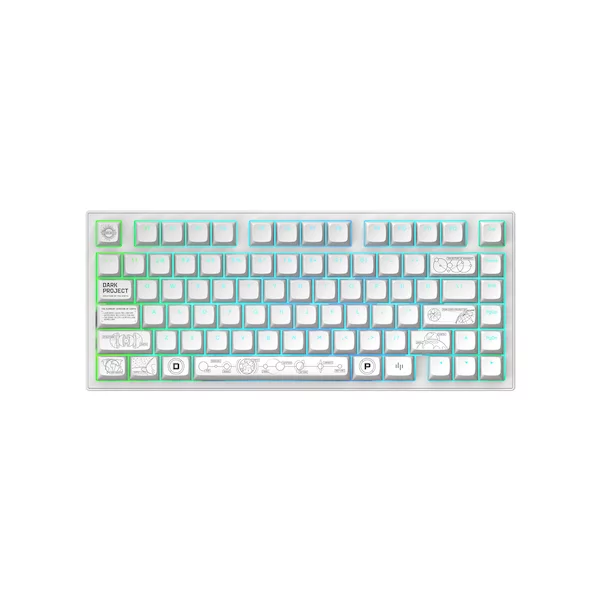 Клавиатура Dark Project ALU81A Terra Nova White