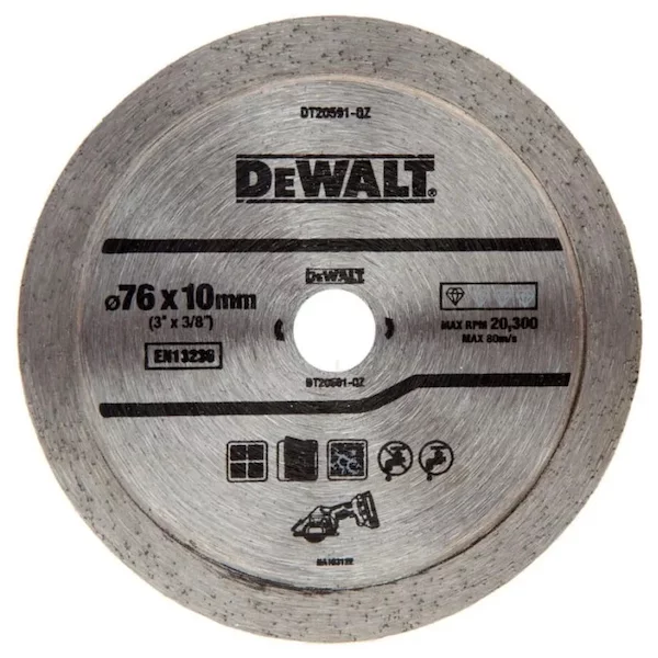 Диск алмазный DeWalt 76х10х1.8мм DT20591-QZ