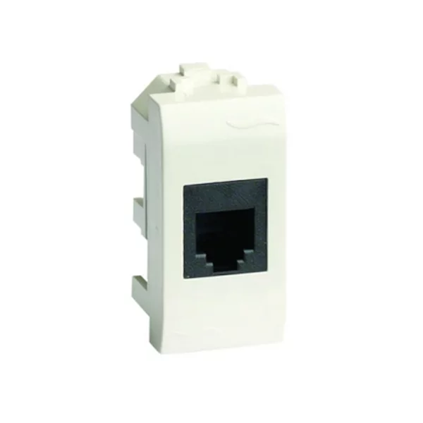 Телефонная розетка RJ12 DKC серия Brava 76120B