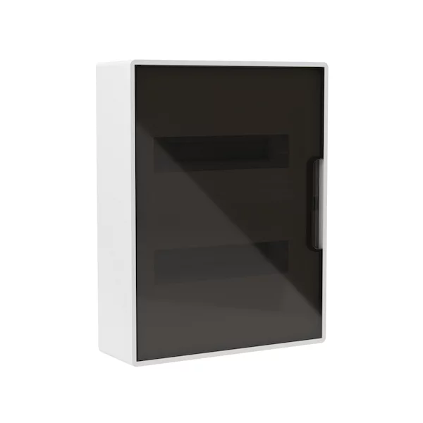 Щиток настенный FRAME белый DKC F24W1WD 24 модуля с тонированной дверцей