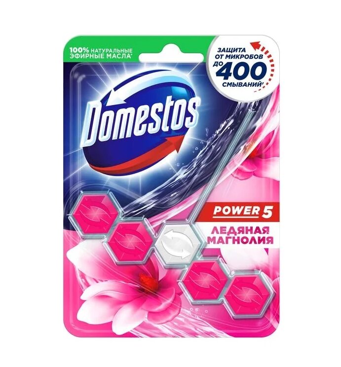 Блок для очищения унитаза Domestos 8683130096826