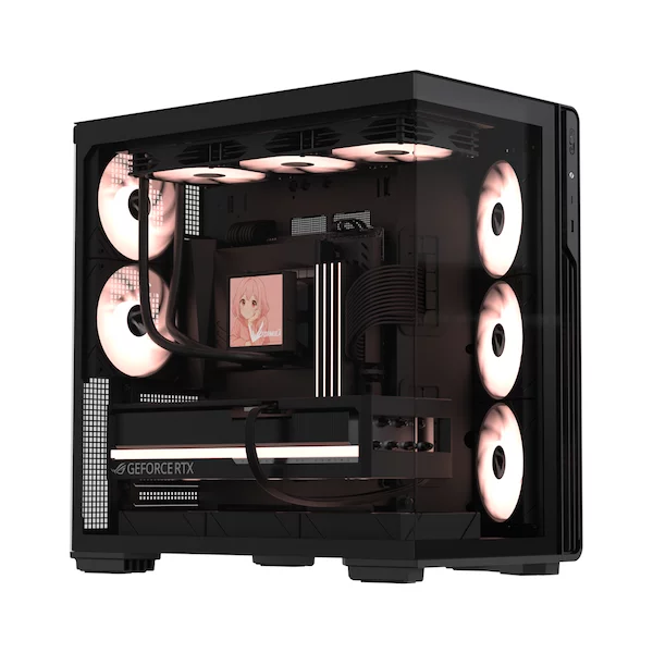 Компьютерный корпус Formula V Crystal Z7 PA Black без Б/П