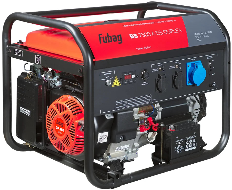 Электрогенератор Fubag BS 7500 A ES DUPLEX 641087