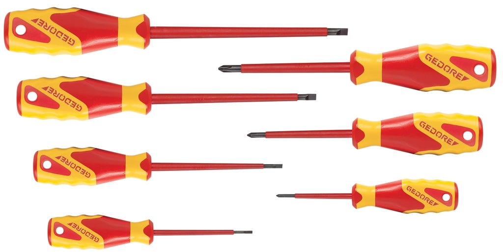 Набор диэлектрических отверток Gedore VDE 2170-2160 PH-077