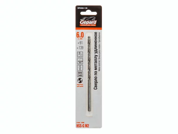Сверло GEPARD GP0360-139