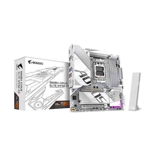 Материнская плата Gigabyte B850M A ELT WF6E ICE