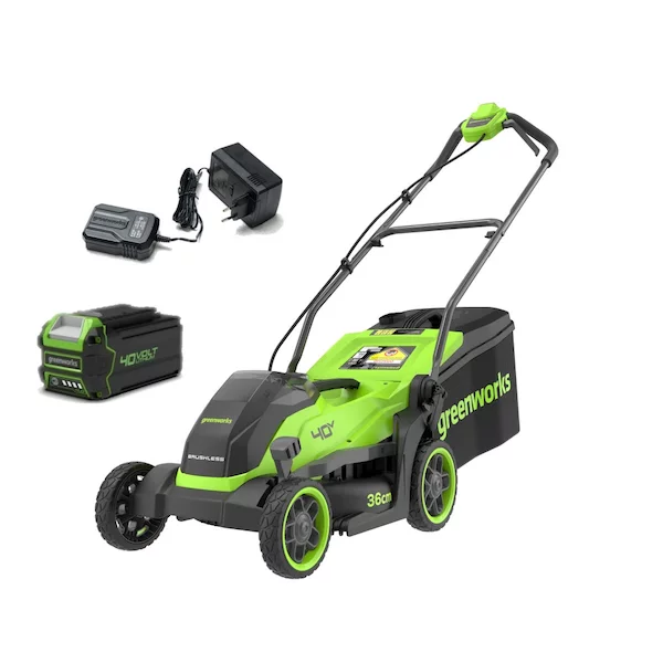 Газонокосилка аккумуляторная Greenworks GD40LM361