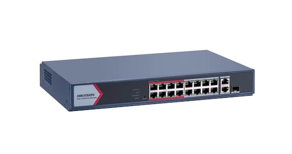 Коммутатор Hikvision DS-3E1318P-EI/M