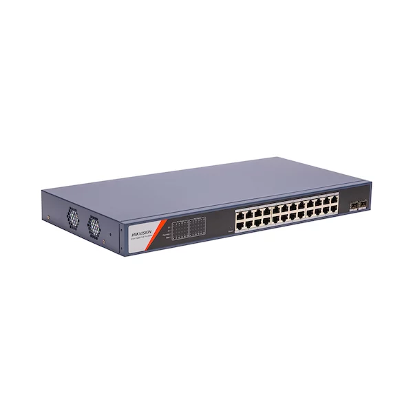Коммутатор Hikvision DS-3E1526P-SI-24P2F