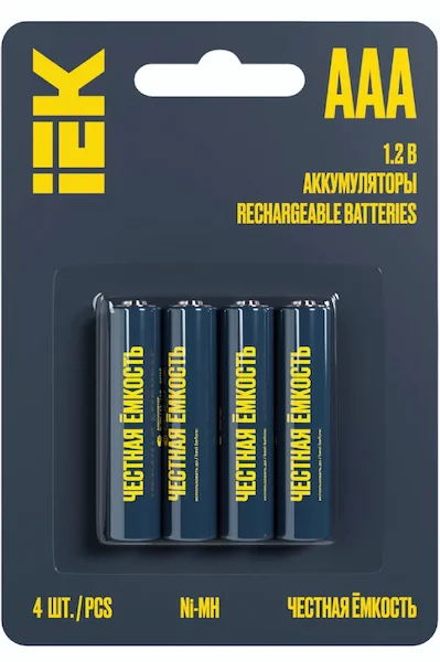 Аккумулятор IEK GREEN Ni-MH AAA 1100мАч