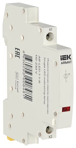 ARMAT Лампа индикаторная одинарная LED 110-230В AC красная IEK AR-LED-1-1-R