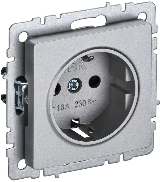 Розетка 1-местная IEK BRITE 16А РС11-1-0-БрА BR-R11-16-K47 