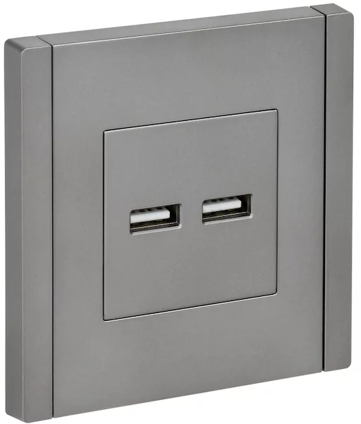 Розетка IEK FORTE&amp;PIANO USB AA 3,1А FP549 FP-U21-D31-K46