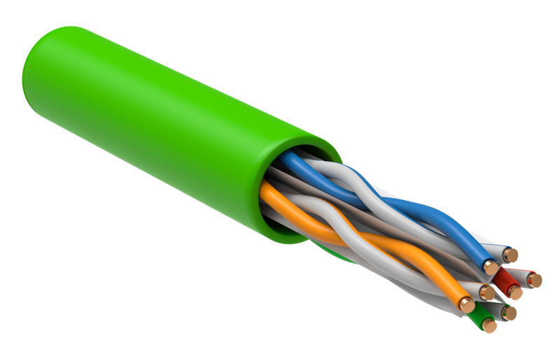 Витая пара ITK U/UTP кат.6 4x2х23AWG solid LSLTx нг(А)-LSLTx LC1-C604-122 