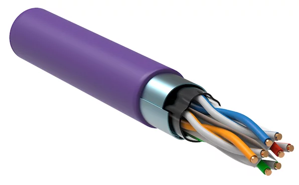 Витая пара F/UTP кат.6 4х2х23AWG solid LSZH нг(А)-HF ITK LC1-C604-326