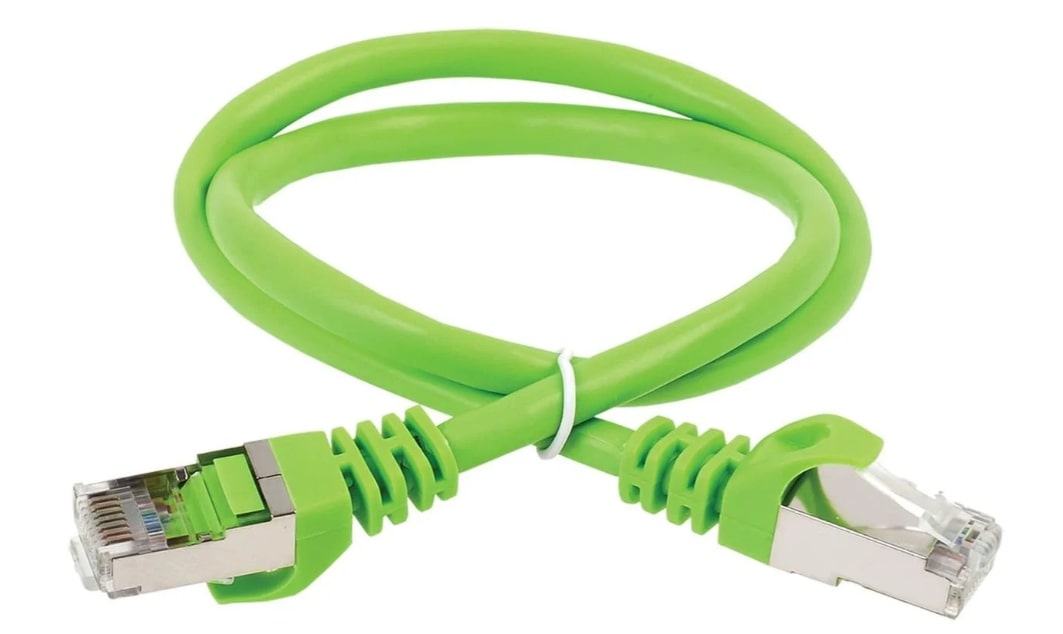 Коммутационный шнур (патч-корд) кат.6 FTP LSZH 2м зеленый ITK PC02-C6FL-2M