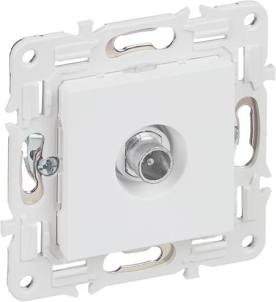 Розетка TV проходная IEK SKANDY SK-A17W SK-A10-P-K01 