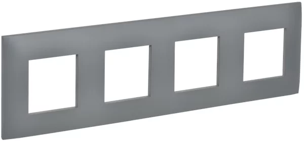 Рамка 4-местная IEK SKANDY SK-F04Gr SK-M42-K03