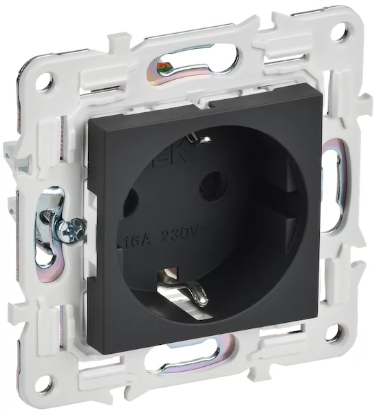 Розетка IEK SKANDY 16А SK-R04G SK-R14-16-K53 