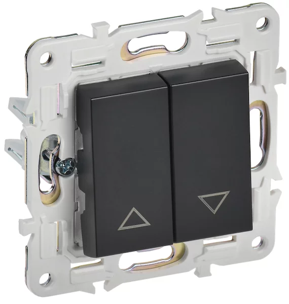 Выключатель жалюзи IEK SKANDY 10А SK-V12Bl SK-V15-0-10-K02 